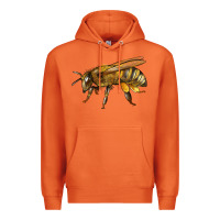 Carrot Bee Side Premium Hoodie - LillyAllenDesigns