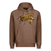 Chestnut Bee Side Premium Hoodie - LillyAllenDesigns
