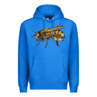 True Royal Bee Side Premium Hoodie - LillyAllenDesigns