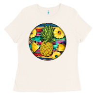Pineapple Leopard Ladies Tee | Teevron
