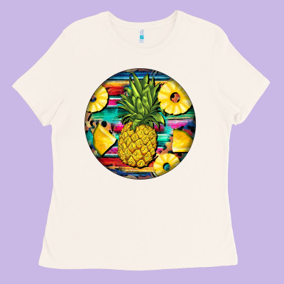 Pineapple Leopard Ladies Tee Designed By Barkaloodesign