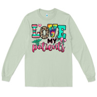 Matcha love my patients nurse Long Sleeve Tee - RanaPortraitStore