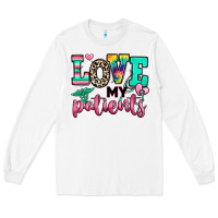 White love my patients nurse Long Sleeve Tee - RanaPortraitStore