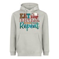 Moon Dust eat sleep baseball repeat Heavyweight Hoodie - HRA Design Shop