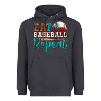 Eat Sleep Baseball Repeat Heavyweight Hoodie | Teevron