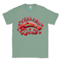 Sage Feeling Loved Valentine's Day Classic Tee - RanaPortraitStore