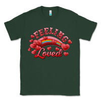 Sports Green Feeling Loved Valentine's Day Classic Tee - RanaPortraitStore