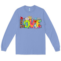Colony Blue love nurse summer Long Sleeve Tee - RanaPortraitStore