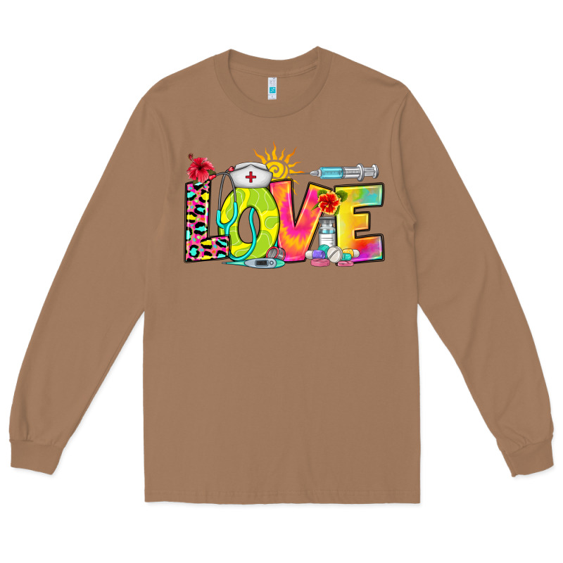 Love Nurse Summer Long Sleeve Tee by RanaPortraitStore | Teevron