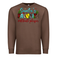 Chestnut santa s favorite softball player Premium Sweatshirt - JahusDesignShop