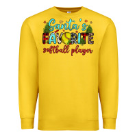 Lemon santa s favorite softball player Premium Sweatshirt - JahusDesignShop