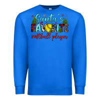 True Royal santa s favorite softball player Premium Sweatshirt - JahusDesignShop