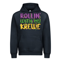 Navy rollin with my krewe Urban Hoodie - MaliasSmallBusiness