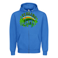 True Royal feeling lucky with rainbow Zipper Hoodie - RanaPortraitStore