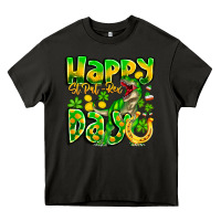 Asphalt Happy St Patricks Rex Day Heavy Core Tee - CowhideDigitalArt