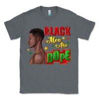 Charcoal Heather black men are dope black man Classic Tee - texasbilliewilder