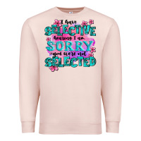 Pale Pink ı have selective hearing ı am sorry you were not Premium Sweatshirt - AdoDesignShop
