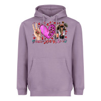 Lavender peace love makeup Heavyweight Hoodie - RacoonDesign