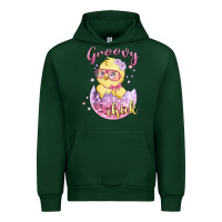 Forest Green groovy chick easter Urban Hoodie - MaliasSmallBusiness