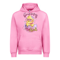 Fuchsia Pink groovy chick easter Urban Hoodie - MaliasSmallBusiness