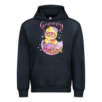 Navy groovy chick easter Urban Hoodie - MaliasSmallBusiness