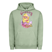 Pigment Oil Green groovy chick easter Urban Hoodie - MaliasSmallBusiness