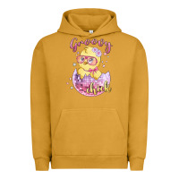 Pigment Peanut Butter groovy chick easter Urban Hoodie - MaliasSmallBusiness