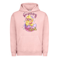 Pigment Salmon groovy chick easter Urban Hoodie - MaliasSmallBusiness