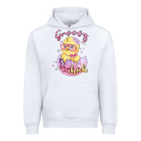 White groovy chick easter Urban Hoodie - MaliasSmallBusiness