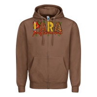 Chestnut paraprofessional Zipper Hoodie - texasbilliewilder