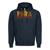 Navy paraprofessional Zipper Hoodie - texasbilliewilder