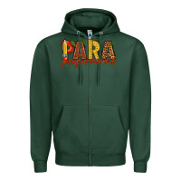 Sports Green paraprofessional Zipper Hoodie - texasbilliewilder