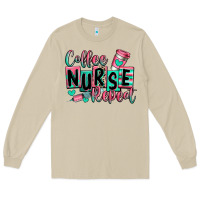 Mushroom coffee nurse repeat Long Sleeve Tee - RanaPortraitStore