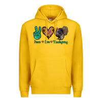 Lemon peace love thanksgiving Premium Hoodie - Jasminsmagicworld