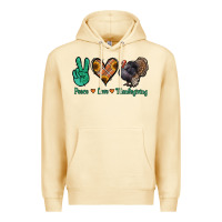 Pina Colada peace love thanksgiving Premium Hoodie - Jasminsmagicworld