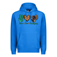 True Royal peace love thanksgiving Premium Hoodie - Jasminsmagicworld
