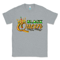Heather Grey black queen Classic Tee - texasbilliewilder