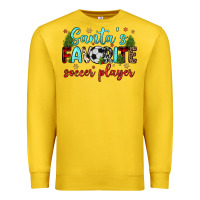 Lemon santa s favorite soccer player Premium Sweatshirt - JahusDesignShop