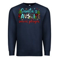 Navy santa s favorite soccer player Premium Sweatshirt - JahusDesignShop
