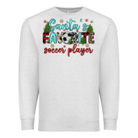 Oatmeal Heather santa s favorite soccer player Premium Sweatshirt - JahusDesignShop