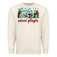 Sandshell santa s favorite soccer player Premium Sweatshirt - JahusDesignShop