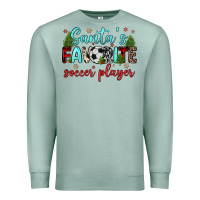 Seafoam santa s favorite soccer player Premium Sweatshirt - JahusDesignShop
