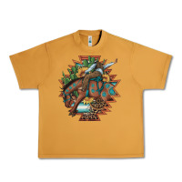 Peanut Butter bucking bronco aztec shape background Urban Heavy Tee - Artiststas