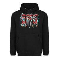 Black Race Mom Heavyweight Hoodie - RacoonDesign
