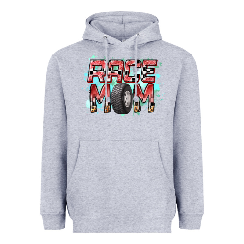 Race Mom Heavyweight Hoodie by RacoonDesign | Teevron
