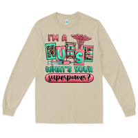 Mushroom im a nurse whats your superpower Long Sleeve Tee - RanaPortraitStore