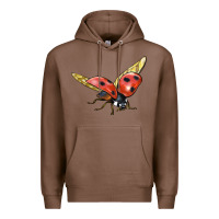 Chestnut Ladybug Flying Premium Hoodie - LillyAllenDesigns