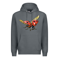 Rock Ladybug Flying Premium Hoodie - LillyAllenDesigns