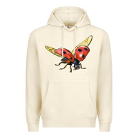 Sandshell Ladybug Flying Premium Hoodie - LillyAllenDesigns