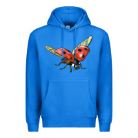 True Royal Ladybug Flying Premium Hoodie - LillyAllenDesigns